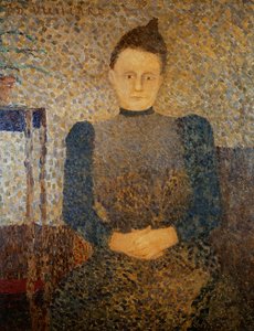 Portret van Mlle Vuillard, Zus van de Kunstenaar, 1892-93